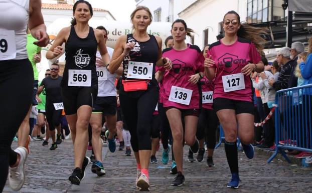 Durante la Carrera Solidaria. 