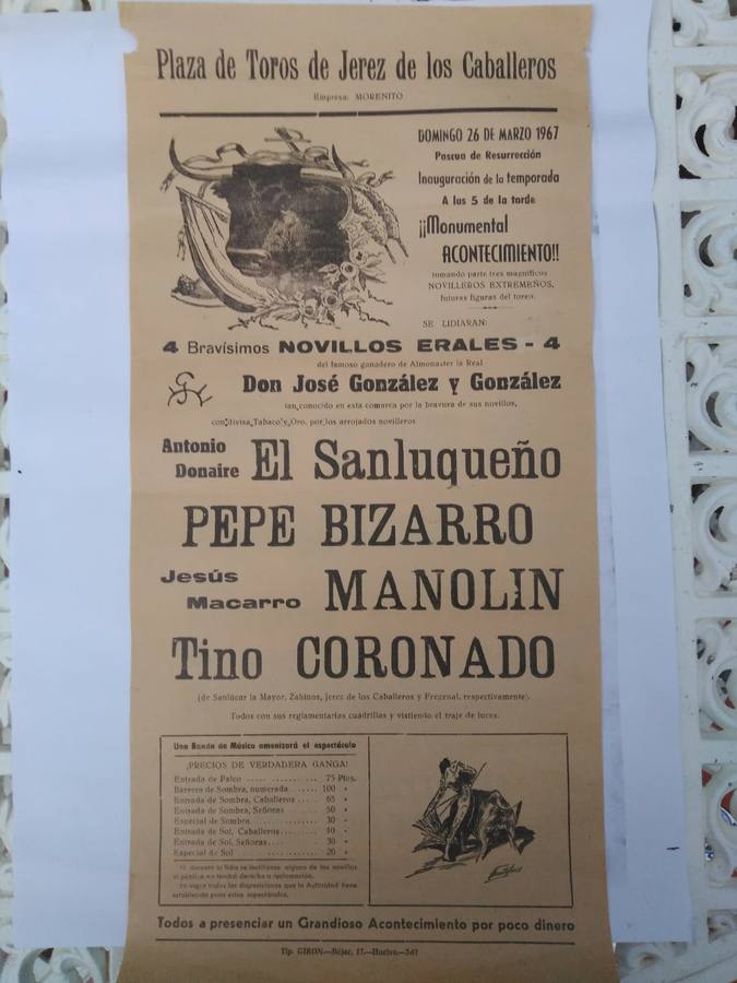 Cartel del festejo.