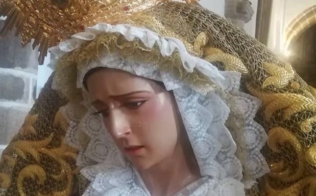 Virgen del Silencio a la que viste.