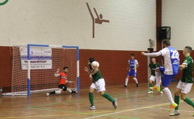 Jerez Futsal contra África Ceutí en la primera vuelta. 