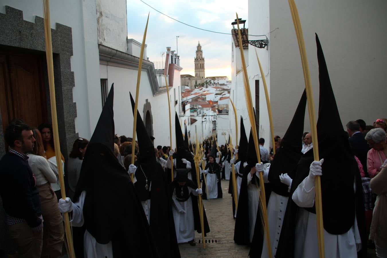 Jerez de los Caballeros vivió, ayer, sus primeros pálpitos de alegría y emoción al paso de 'La Borriquita' y 'Nuestra Señora del Rosario'. La Cofradía de 'Santo Domingo de Guzmán y Nuestra Señora del Rosario' fue la encargada de abrir los desfiles procesionales de la Semana de Pasión jerezana, convirtiéndose, así, en la primera cofradía en aunar fervor y devoción por las calles del municipio.