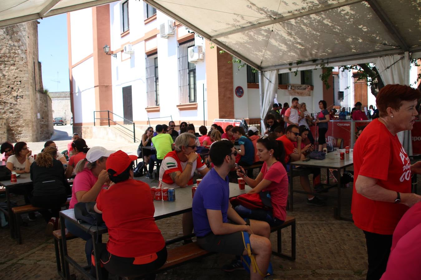 Más de 480 personas han disfrutado, esta mañana, de una nueva edición de la 'Ruta Templaria', organizada por la Asociación Grupo Senderista Jerezano 'Las Chorreras' con el apoyo del Ayuntamiento de Jerez, el Programa de Dinamización Deportiva de la Mancomunidad Sierra Suroeste, 'Euexia Rural' y el patrocinio de diferentes casas comerciales de la localidad. Jerez de los Caballeros y su entorno han vuelto a ser protagonistas de una ruta que, este año, ha contado con un nuevo recorrido entre las cuencas de los arroyos Benferre y Casabayas. La jornada ha comenzado en el Parque de Santa Lucía y ha finalizado en la Plaza de la Alcazaba con una paella y la actuación musical de 'Dale al Play'.