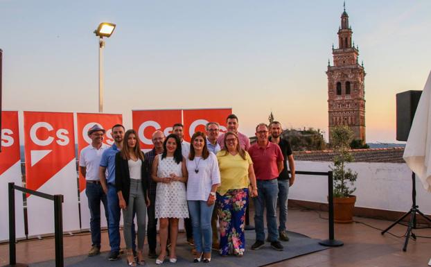 Personas que integran la candidatura de Ciudadanos Jerez. 