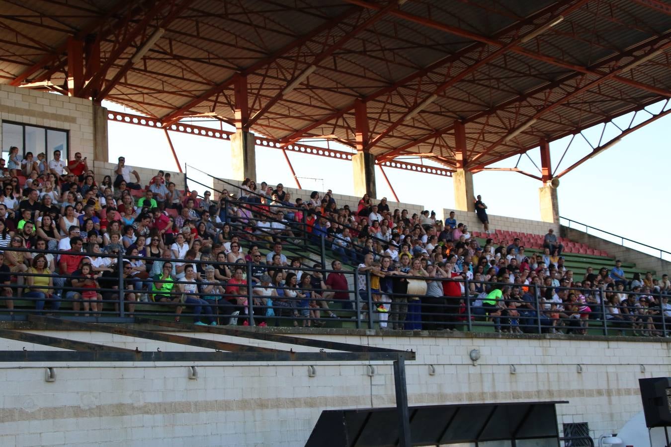 La Ciudad Deportiva 'Manuel Calzado' acogió, ayer, la clausura del curso de la Escuela Municipal de Deportes de Jerez de los Caballeros con un desfile y una exhibición por parte de los alumnos y alumnas. Casi 500 niños y niñas se han formado, este año, en las distintas modalidades deportivas: atletismo, minibasket, baloncesto, ciclismo, fútbol-sala, fútbol 8, judo, kárate, multiaventura, multideporte, pádel, patinaje artístico, tenis y zumba kids.