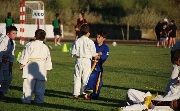 Exhibición judo.
