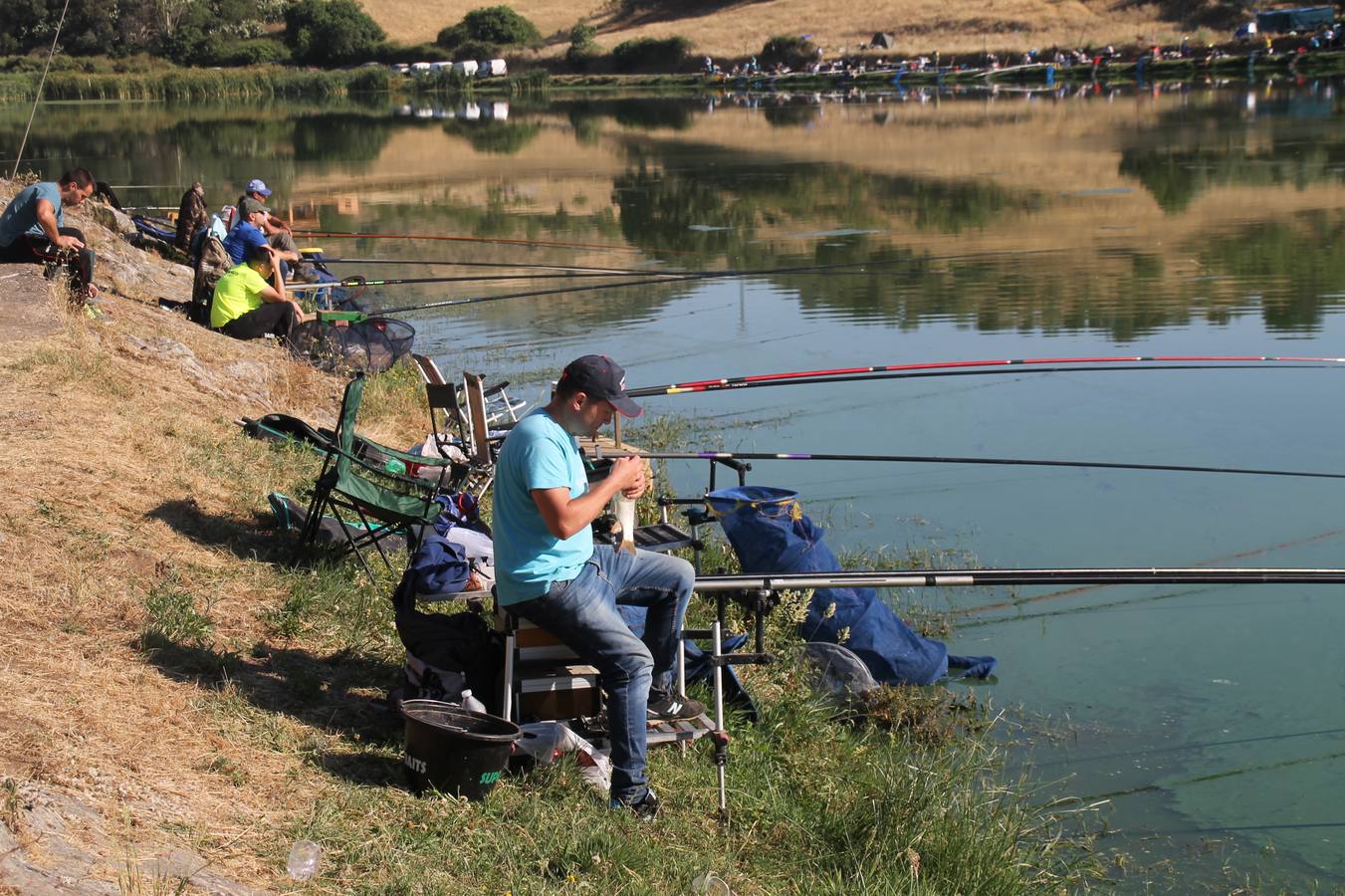 Buen ambiente pero pocas tencas en el 301 aniversario del Concurso tradicional de Pesca 'Charca de la Albuera' que se ha celebrado este domingo 2 de junio en el enclave natural del que toma su nombre. esta cita organizada por la Sociedad de Pesca Balboa. Francisco Pérez Caballo con una captura de 11.380 gramos ha sido el ganador de esta edición. 