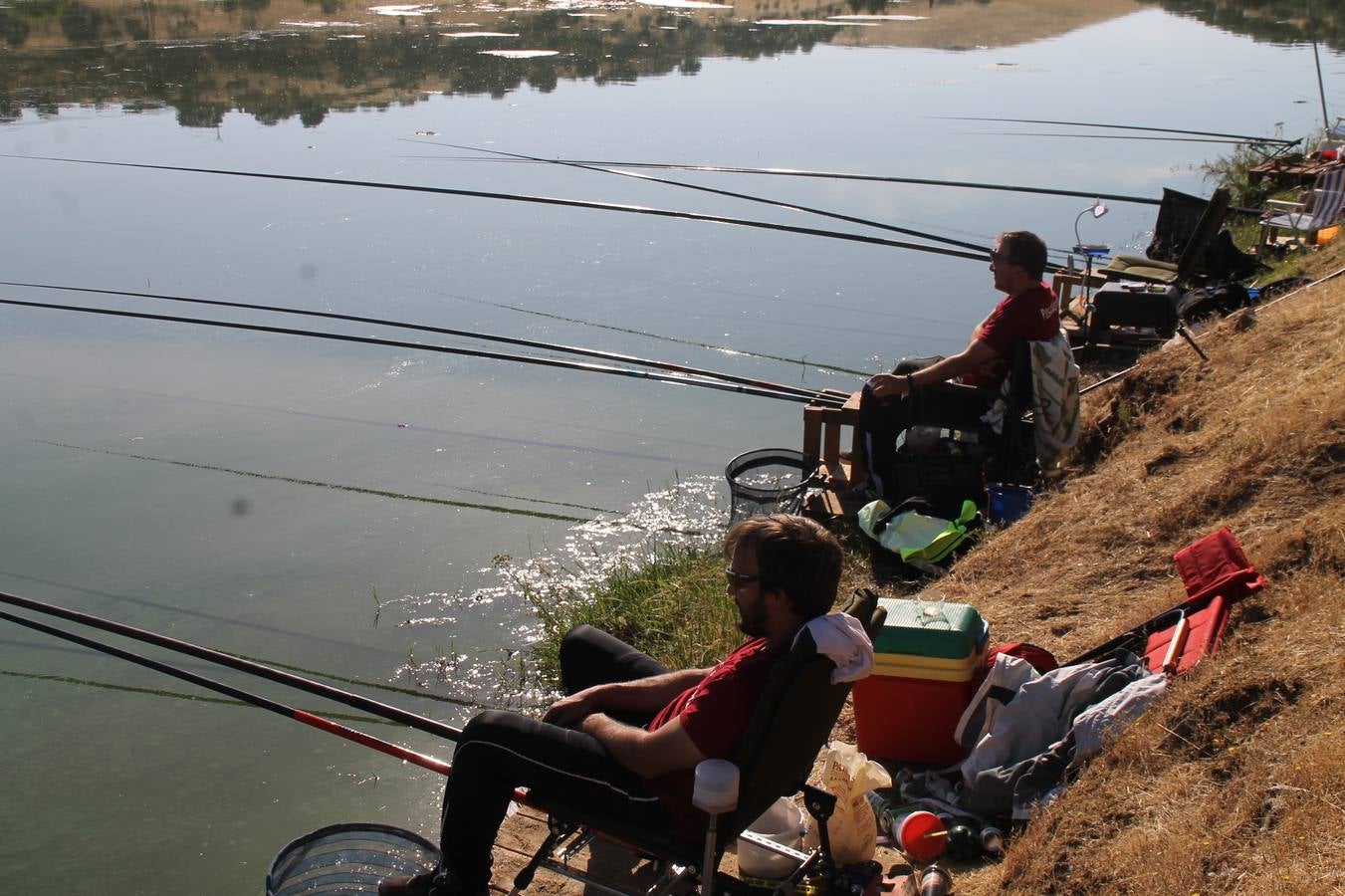 Francisco Pérez Caballo ha sido el ganador, este domingo, del tradicional Concurso de Pesca 'Charca de la Albuera' que este año 2019 ha alcanzado su 301 aniversario. Pérez ha logrado una peso total de captura de tencas de 11'380 kilogramos, casi una proeza teniendo en cuenta la dificultad de la mayoría de los cerca de 200 participantes que se han dado cita en este evento, para pescar la especie protagonista del mismo. José Antonio Flores Matamoros ha sido el segundo clasificado y primero de la zona C con 10`180 kilos de tenca; el tercer puesto y primero de la zona B ha sido para Juan José Sánchez Garrido con un peso de 4`980 kilos y el cuarto y primero de la zona A ha sido Antonio Galván Guerrero con una captura de poco más de 3 kilos de tencas.