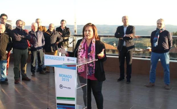 Francisca Rosa, candidata a la Alcaldía de Jerez de los Caballeros.