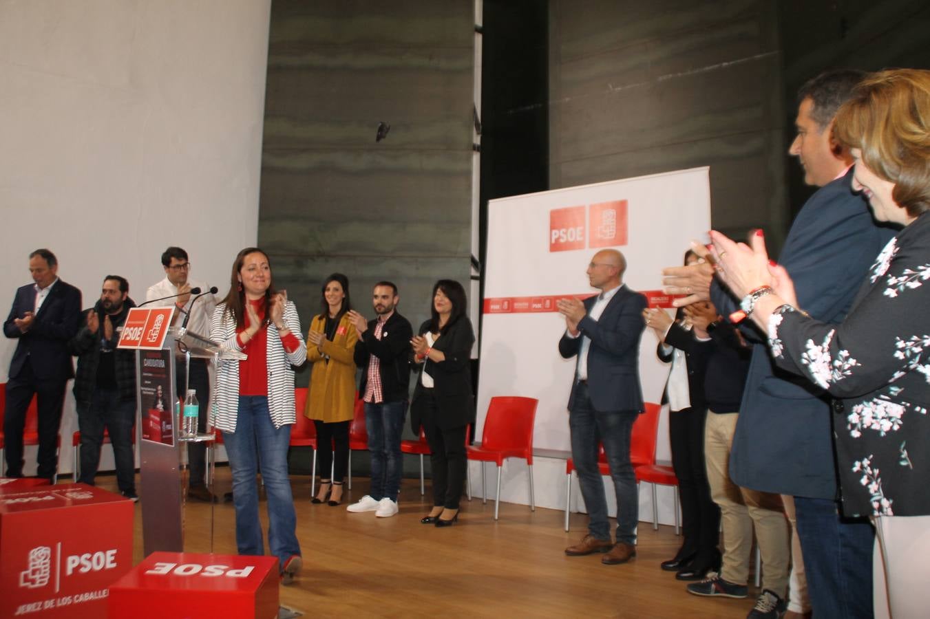 Presentación de la candidatura del PSOE de Jerez de cara a las pasadas elecciones municipales.
