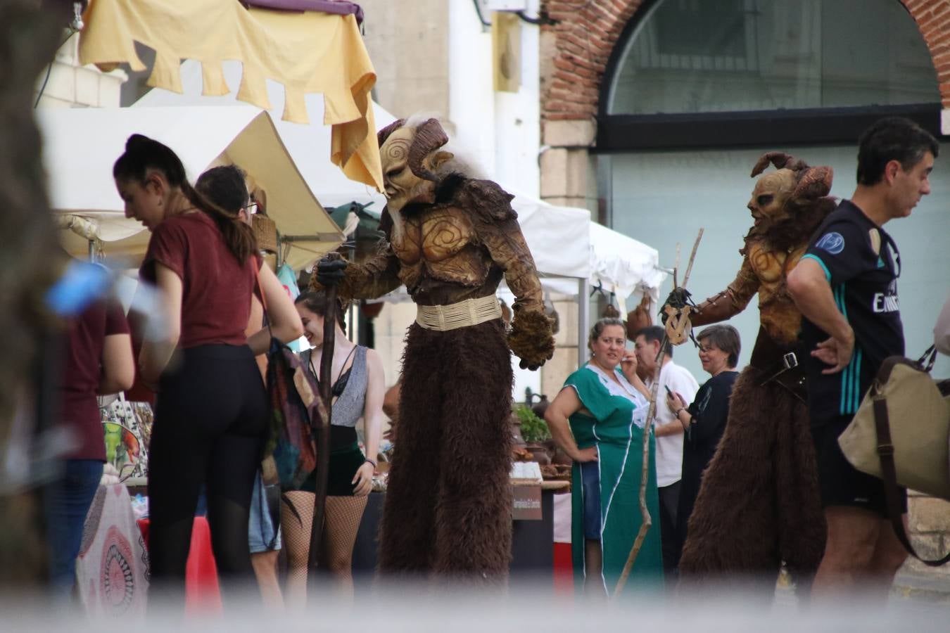 Las visitas guiadas, los talleres y los espectáculos marcan el ritmo del XVI Festival Templario. Vecinos y turistas recorrieron, ayer, las principales calles del municipio donde artesanos, mercaderes y taberneros ofrecían sus productos. También, pequeños y mayores disfrutaron con 'Descubriendo rincones templarios'; demostración de formaciones de combate; taller de cantería; cómo se vestía un templario para el combate; pasacalles; tiro con arco; espectáculo circense medieval, y espectáculo aéreo y de fuego.
