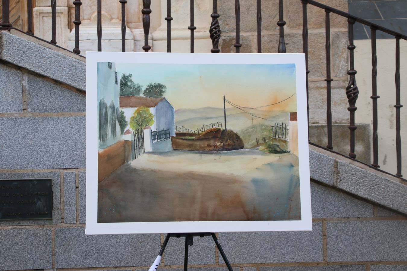 El cacereño Federico Plasencia Chacón se ha alzado, hoy, con el primer premio, dotado con 1.000 euros, del XV Concurso de Pintura al Aire Libre 'Francisco Benavides'. Blas Tomás Ibáñez, de Ontiyent, ha conseguido el segundo premio, dotado con 700 euros, y Carlos Santos Marques, de Lisboa, el tercer premio, dotado con 400 euros.Desde primera hora de la mañana, los participantes han elegido el lugar y la técnica a utilizar en sus respectivos lienzos que, una vez finalizado el Concurso, se han expuesto en la Plaza de España. El citado Concurso, organizado por el Ayuntamiento, a través de la Concejalía de Cultura y la Universidad Popular del municipio con el apoyo de la Diputación de Badajoz, ha realzado, un año más, la riqueza patrimonial de Jerez de los Caballeros, Conjunto Histórico artístico y monumental, siendo sus paisajes, iglesias, parques, fuentes y gentes los principales protagonistas. 