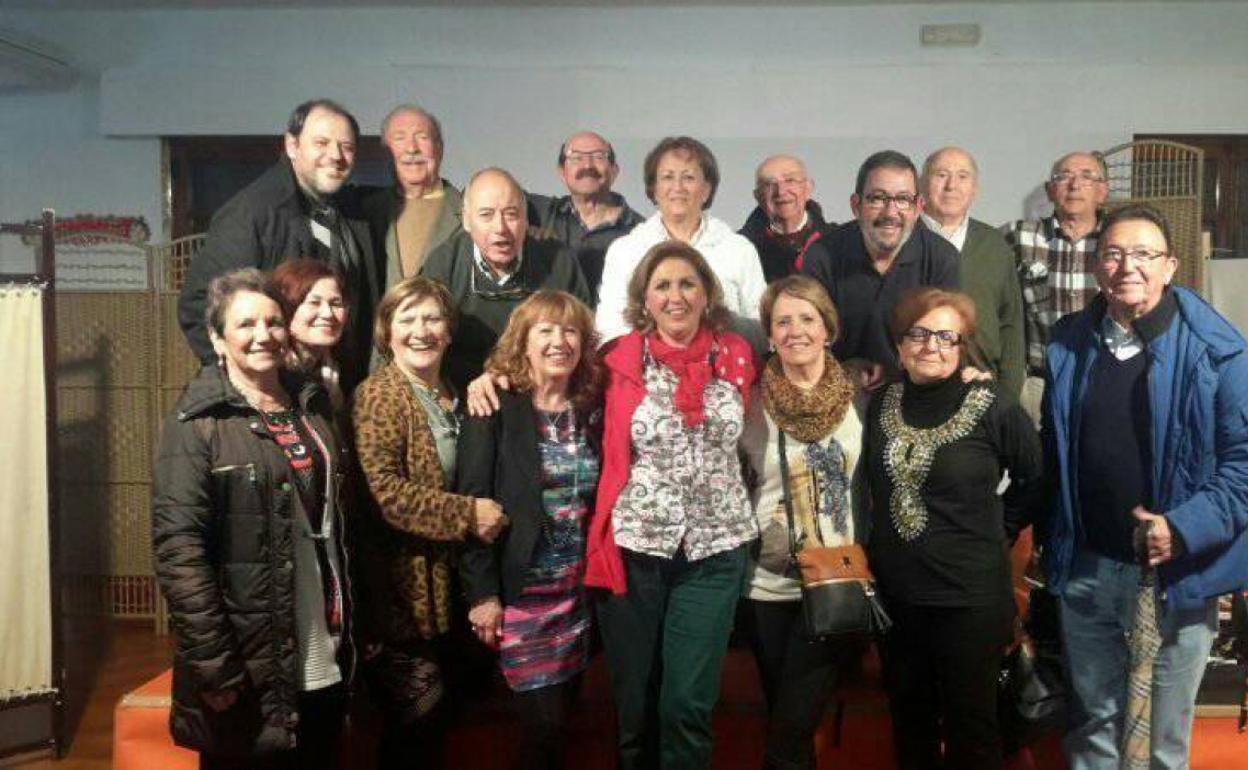 Miembros del grupo de teatro 'Semos asina'. 