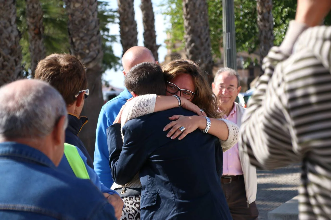 Fotos: Jerez recibe entre aplausos y gritos de &quot;campeón&quot; al atleta Manuel Gómez Lucas