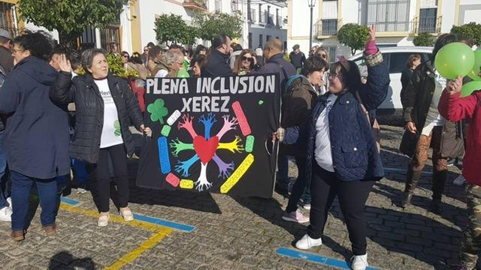XI Macha de Plena Inclusión Xerez en el Día Internacional de las Personas con Discapacidad.