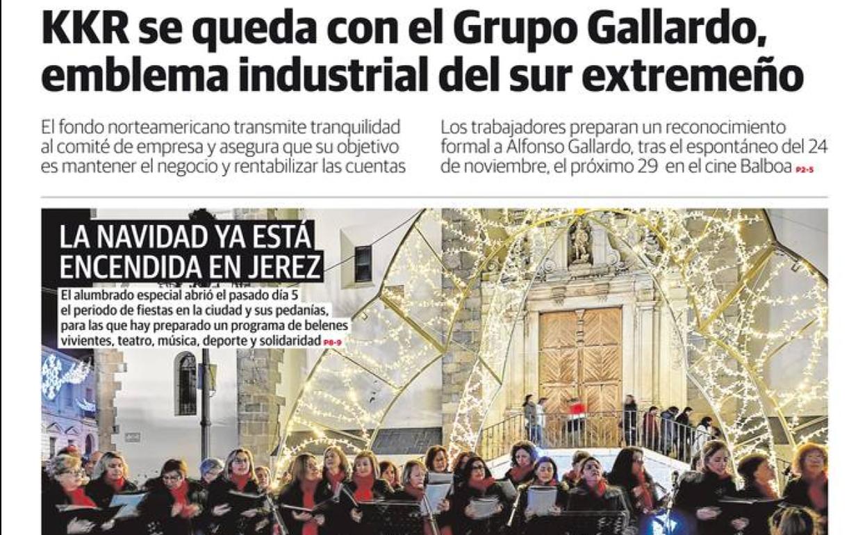 La Navidad es la imagen de portada de HOY Jerez en este mes de diciembre.