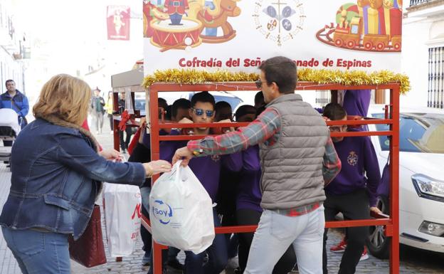 Ensayo solidario para la recogida de juguetes.