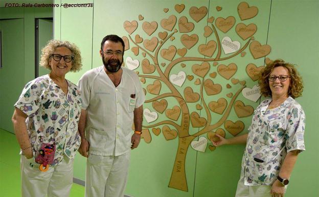 Profesionales de la planta de Onocología del Materno Infantil de Badajoz.