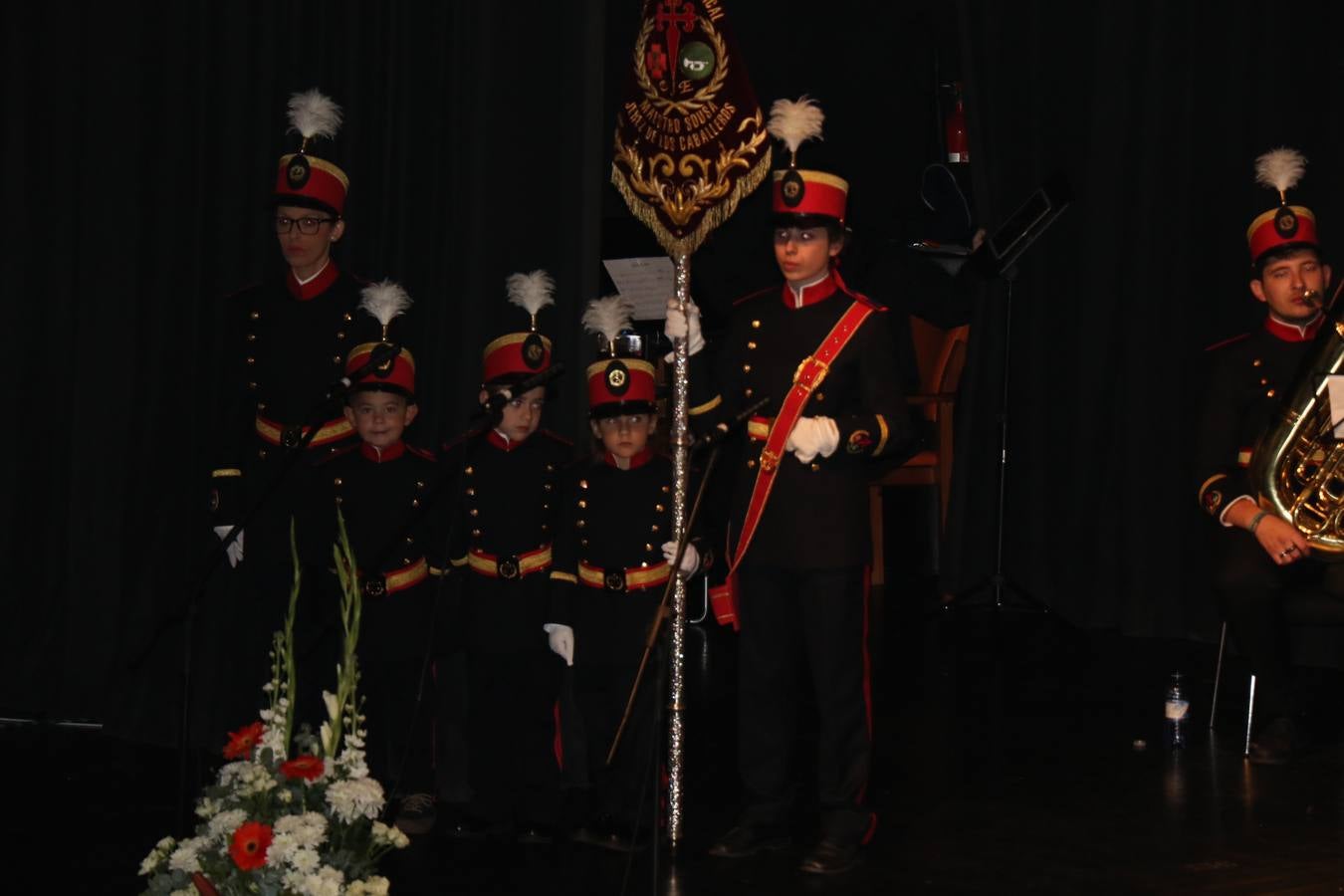 La Agrupación Musical 'Maestro Sousa' interpretando una de las Marchas de su repertorio para esta Semana Santa.