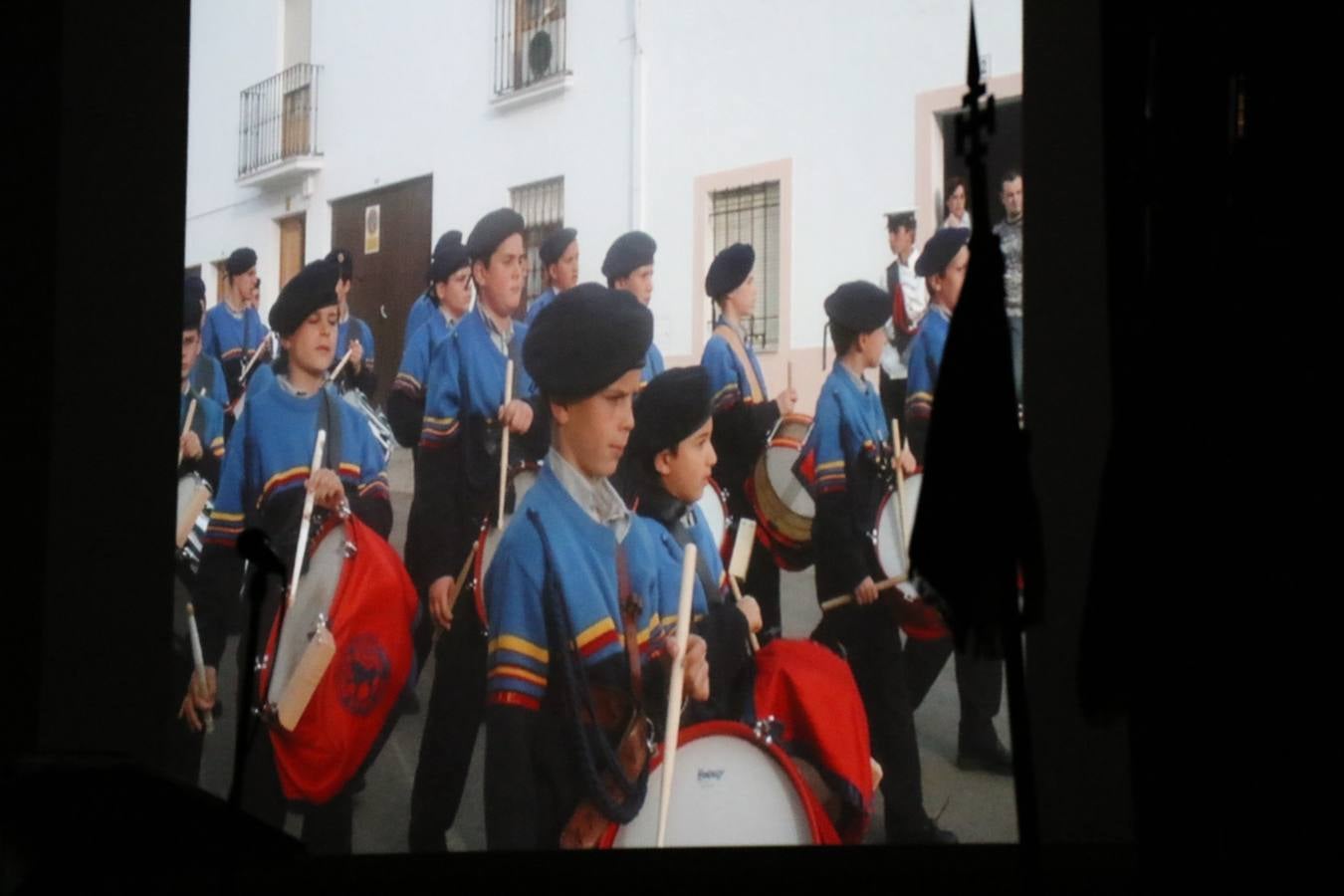 La Agrupación Musical 'Maestro Sousa' interpretando una de las Marchas de su repertorio para esta Semana Santa.