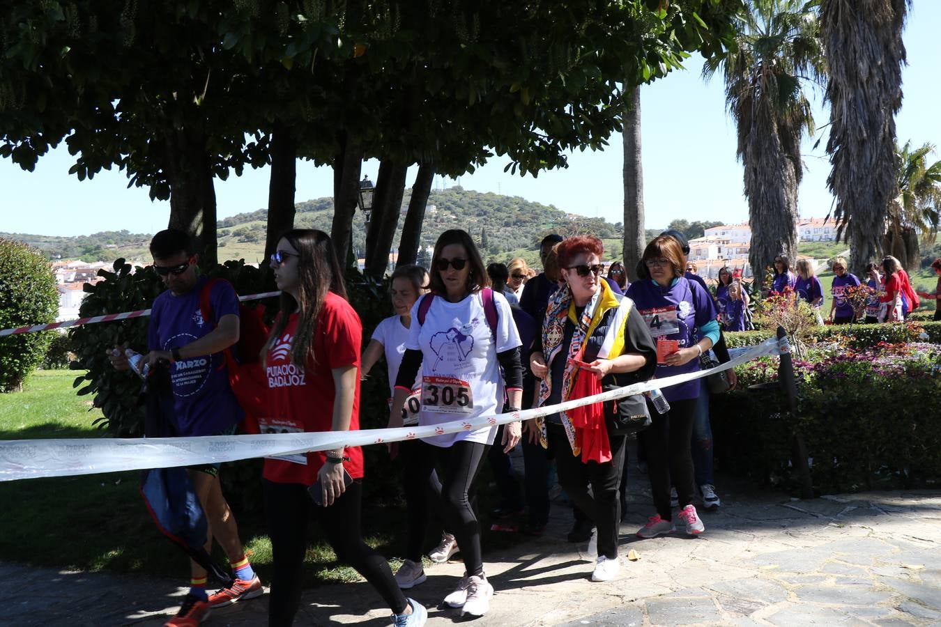 Participantes en la II Carrera de la Mujer.