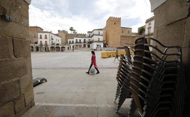 Las terrazas se pueden poner al 50% a partir del lunes.