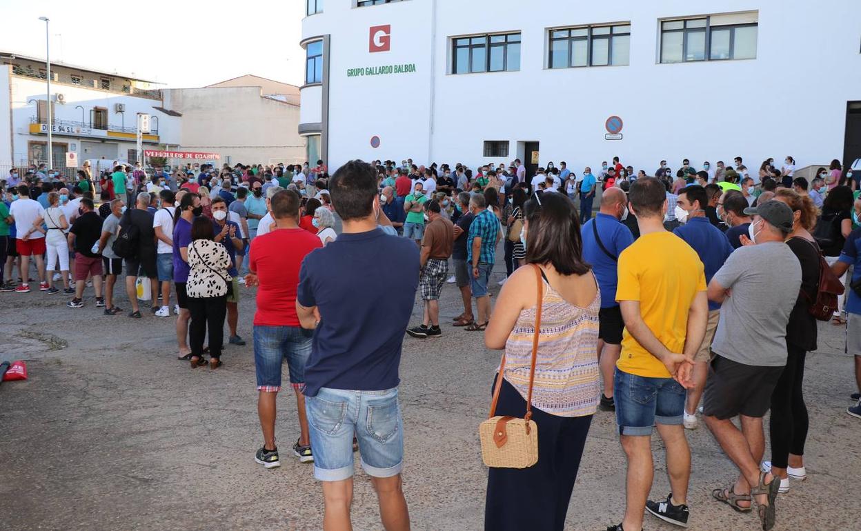 Jerez de los Caballeros se suma a las plantillas del Grupo Gallardo en su defensa de todos los puestos de trabajo
