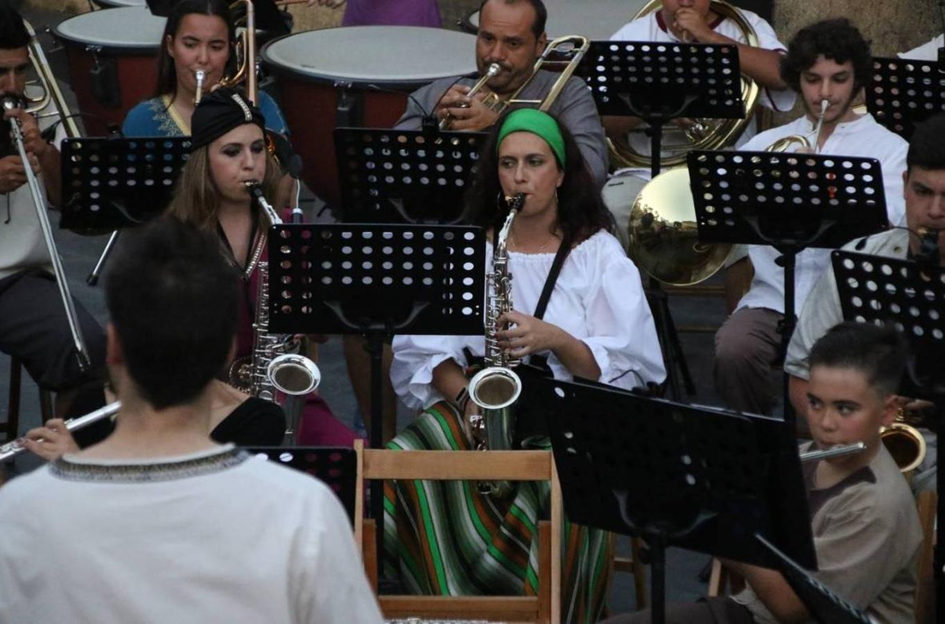 Concierto de la Asociación Musical de Jerez de los Caballeros en el cierre del Festiva Templario.