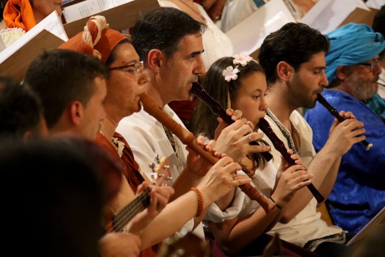 Concierto de la Asociación Musical de Jerez de los Caballeros en el cierre del Festiva Templario.