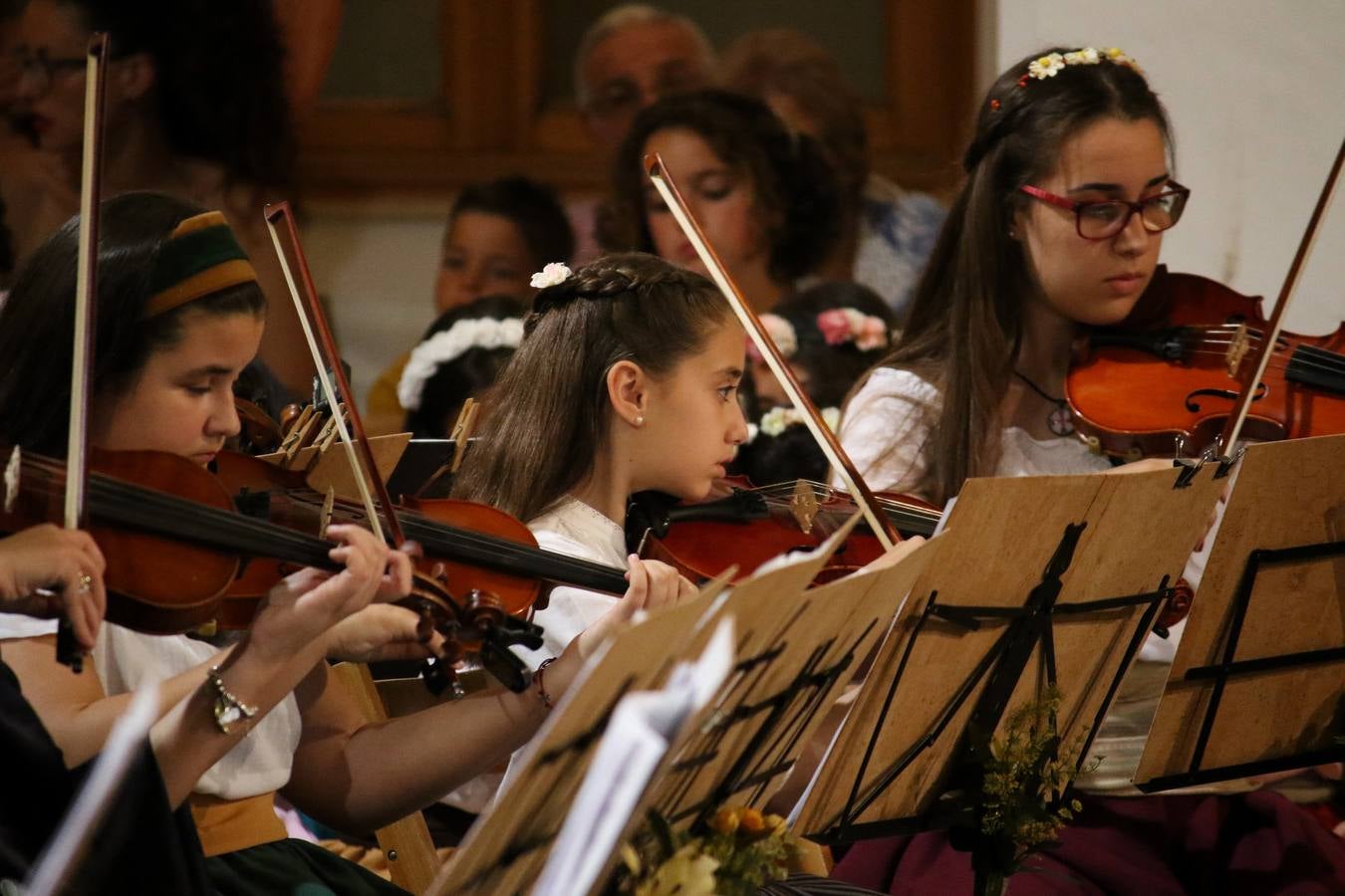 Concierto de la Asociación Musical de Jerez de los Caballeros en el cierre del Festiva Templario.