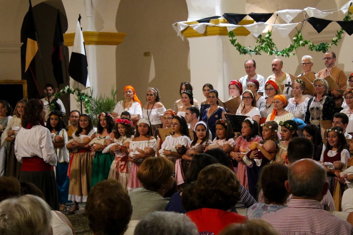 Concierto de la Asociación Musical de Jerez de los Caballeros en el cierre del Festiva Templario.