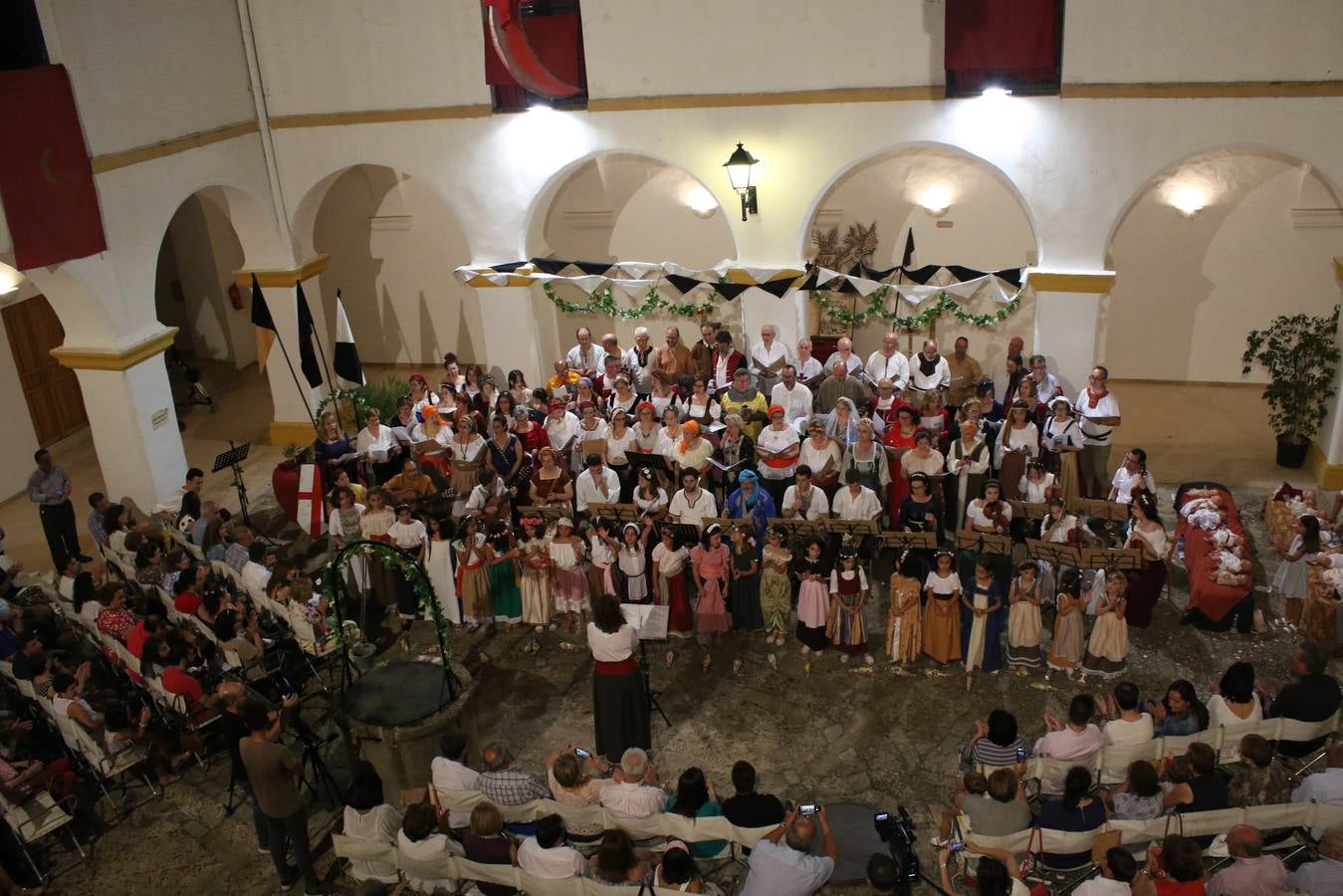 Concierto de la Asociación Musical de Jerez de los Caballeros en el cierre del Festiva Templario.