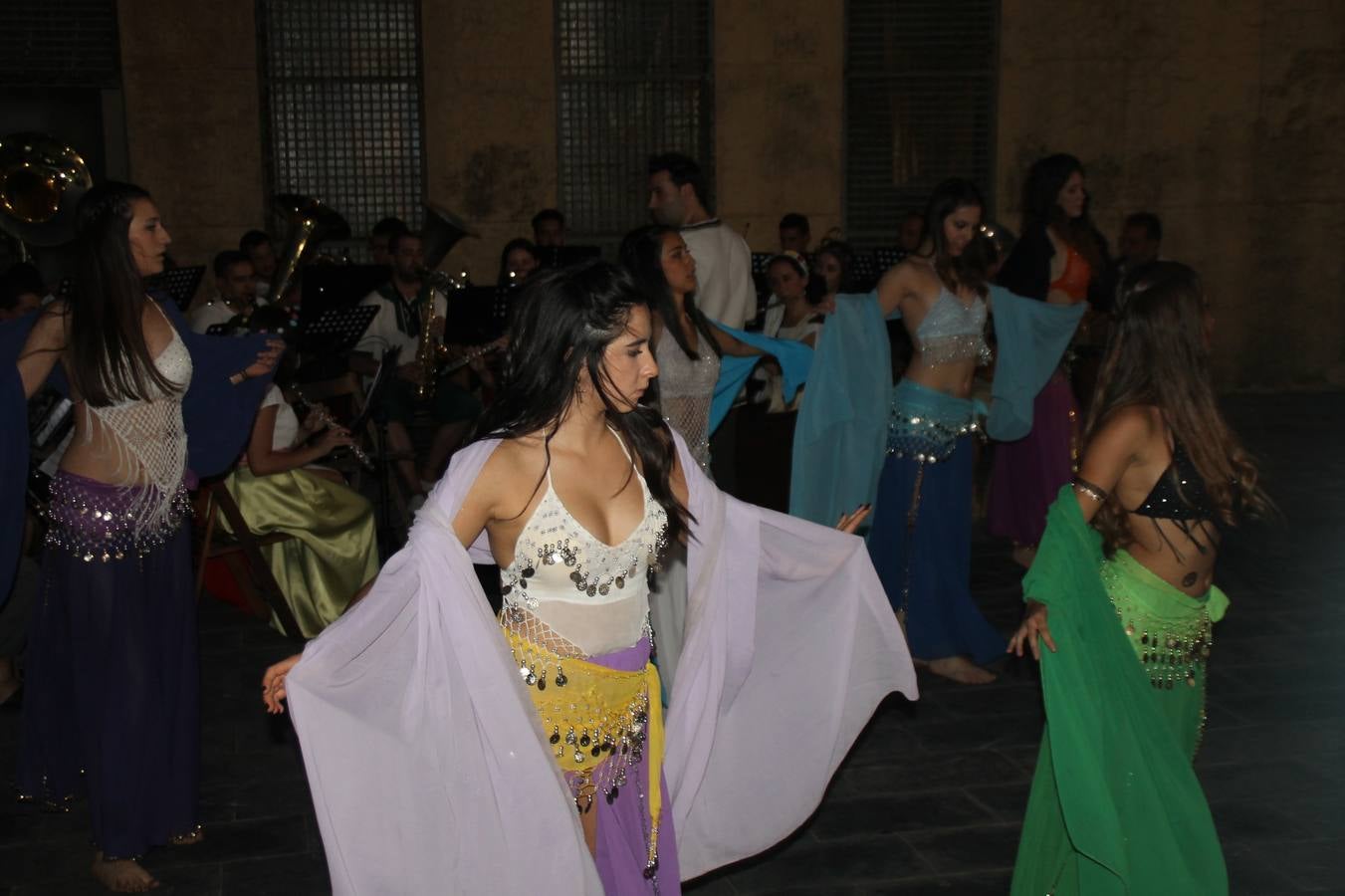 Concierto de la Asociación Musical de Jerez de los Caballeros en el cierre del Festiva Templario.