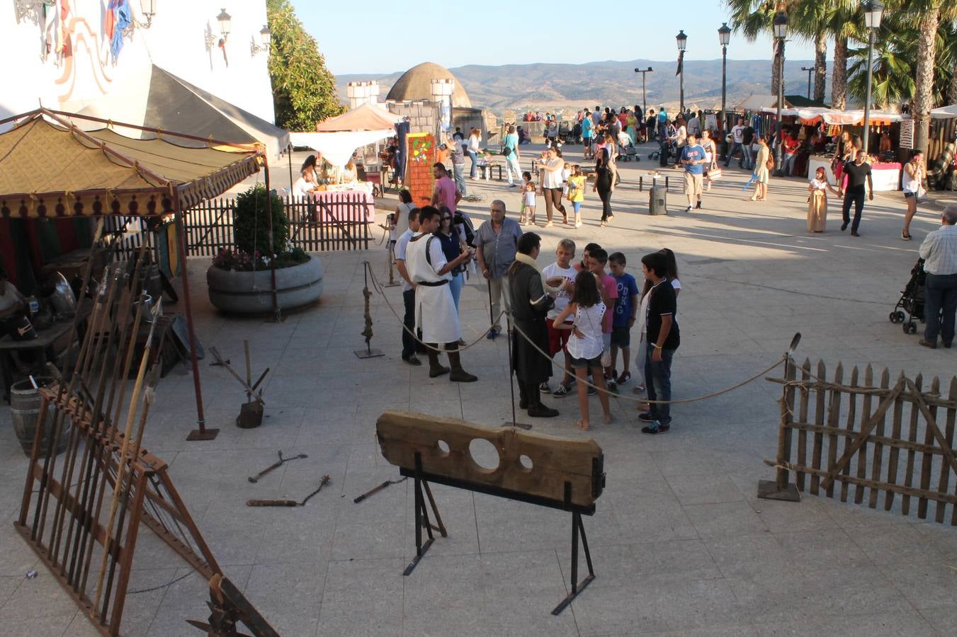 Recinto amurallado de la Alcazaba, uno de los escenarios principales del Festival Templario.