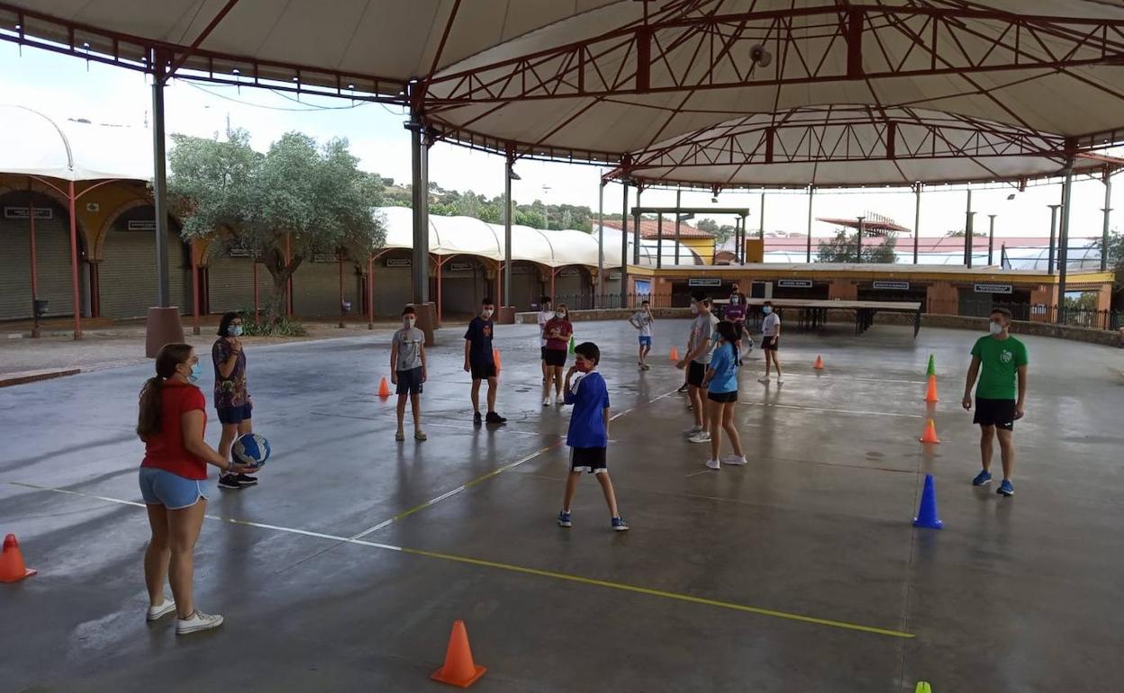 En una de las actividades del programa. 