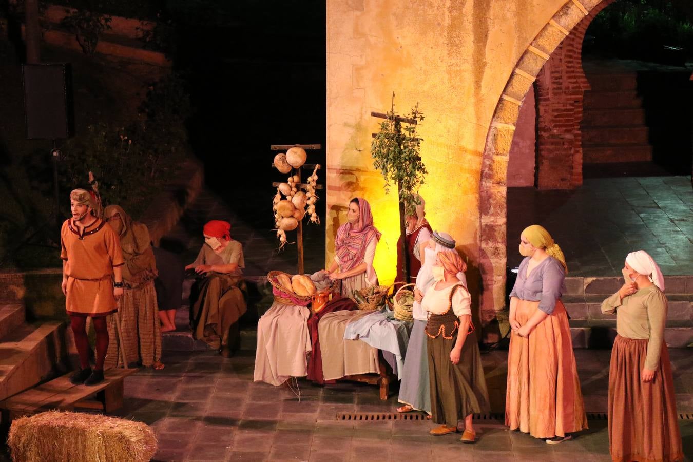Escena del mercado.