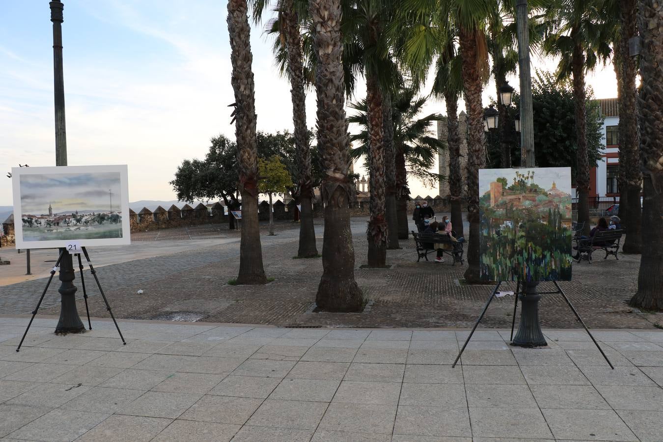 Un momento de la entrega de premios en el recinto amurallado de La Alcazaba.