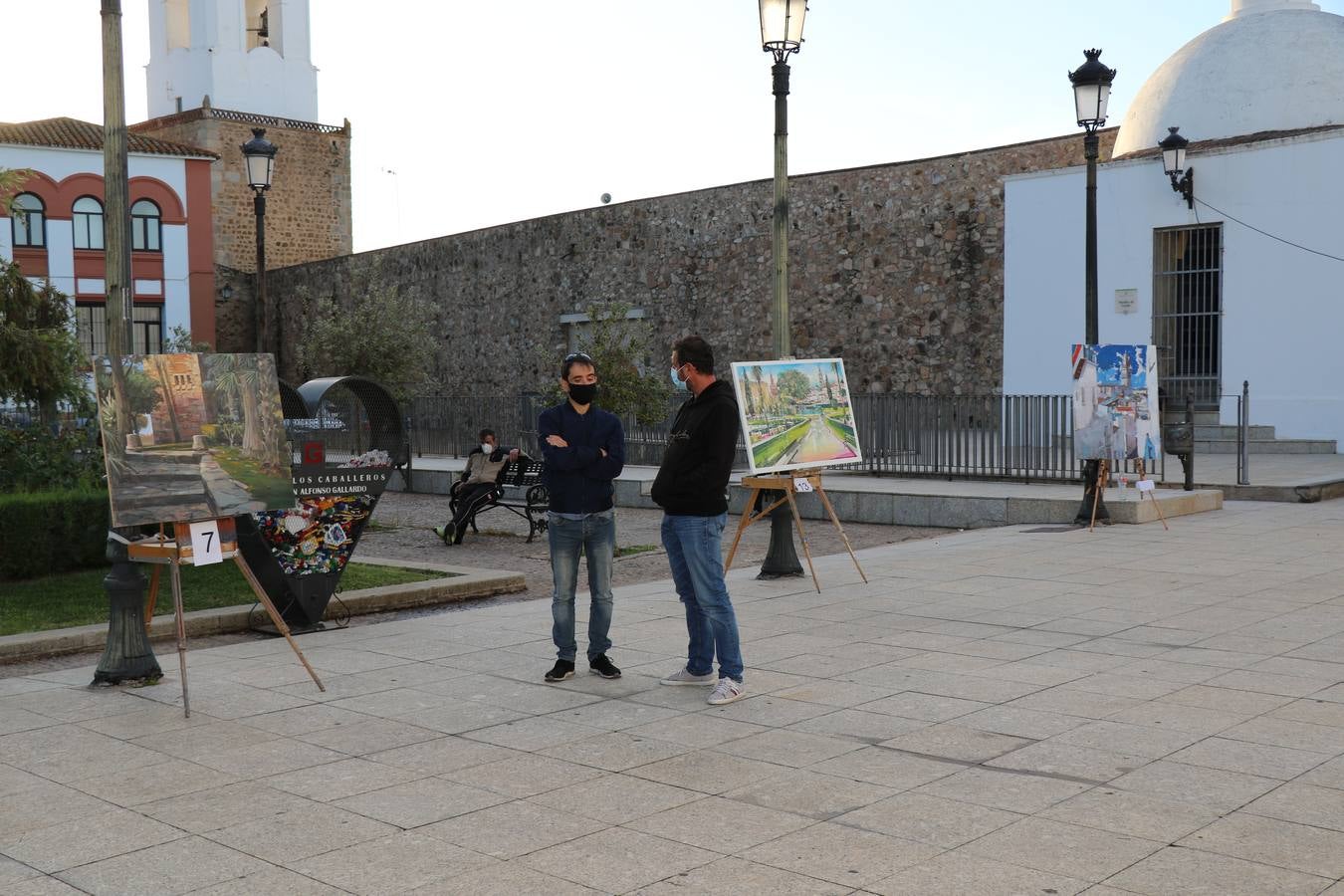 Un momento de la entrega de premios en el recinto amurallado de La Alcazaba.