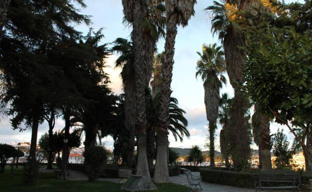 Parque de La Morería en Jerez de los Caballeros. 