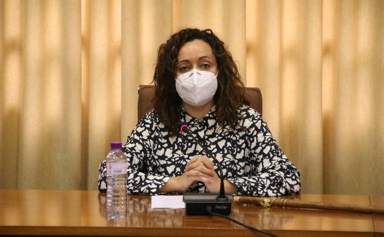 Virginia Borrallo, alcaldesa de Jerez. 
