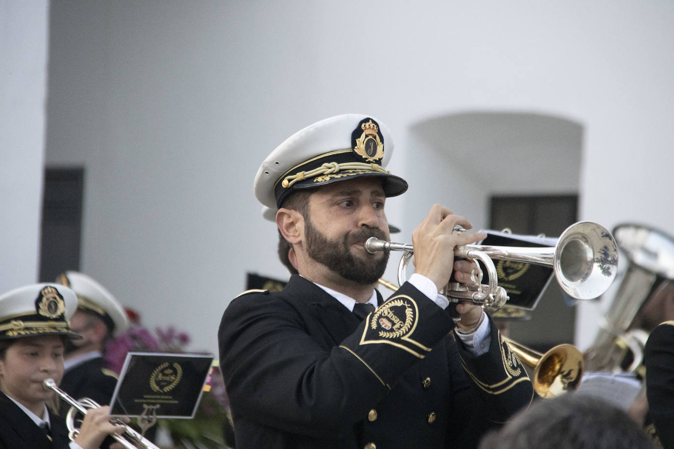 Fotos: La Plaza de la Alcazaba acoge varios conciertos de bandas con un fin solidario