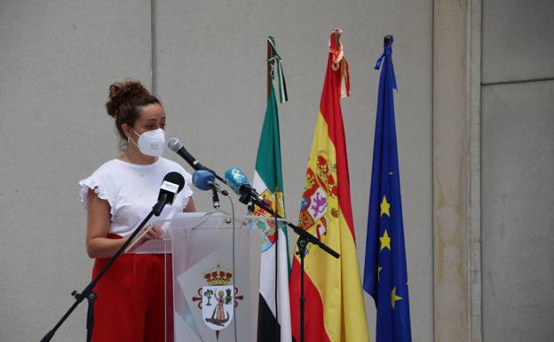 Virginia Borrallo, alcaldesa Jerez de los Caballeros. 