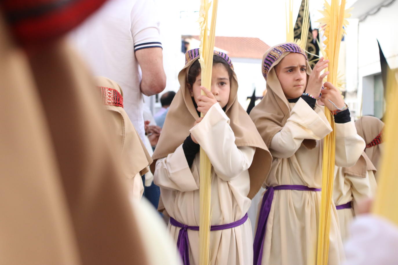 Fotos: Vuelve el fervor a las calles de Jerez de los Caballeros con la llegada de un anhelado Domingo de Ramos