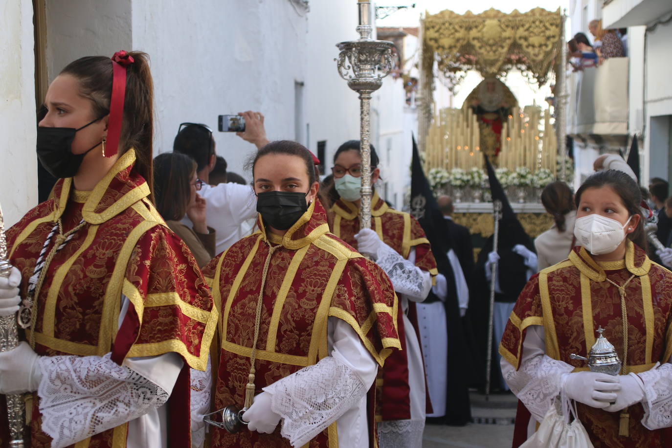 Fotos: Vuelve el fervor a las calles de Jerez de los Caballeros con la llegada de un anhelado Domingo de Ramos