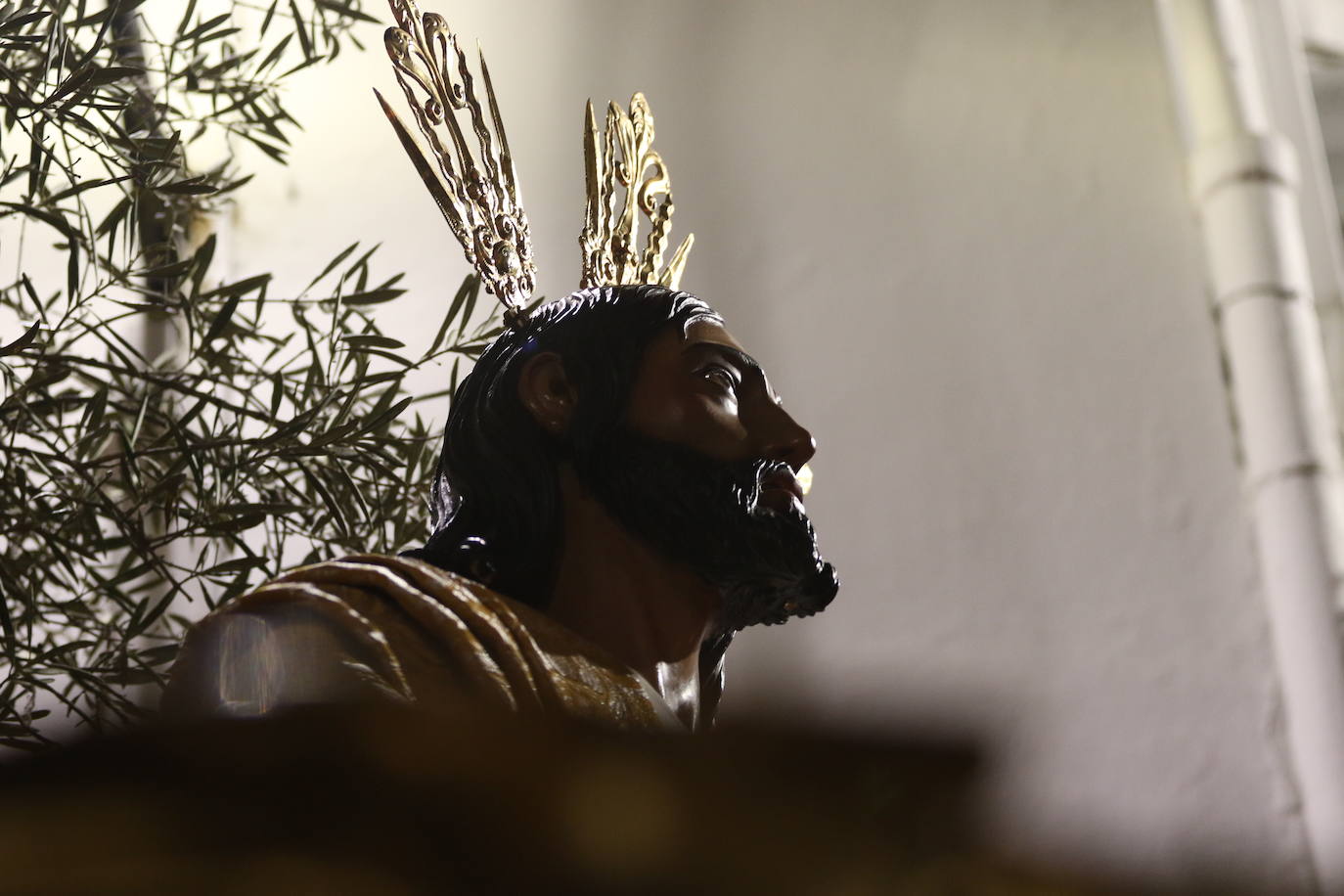 Fotos: Jerez vuelve a enmudecer ante Jesús Orando en el Huerto y Nuestra Señora del Silencio en una nueva noche de Martes Santo