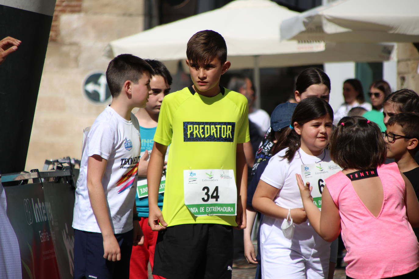 Fotos: Bruno Paixão y Anabel Benítez, vencedores de la XXIII Carrera Popular de Jerez de los Caballeros