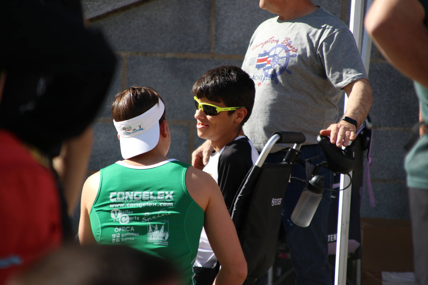 Fotos: Bruno Paixão y Anabel Benítez, vencedores de la XXIII Carrera Popular de Jerez de los Caballeros
