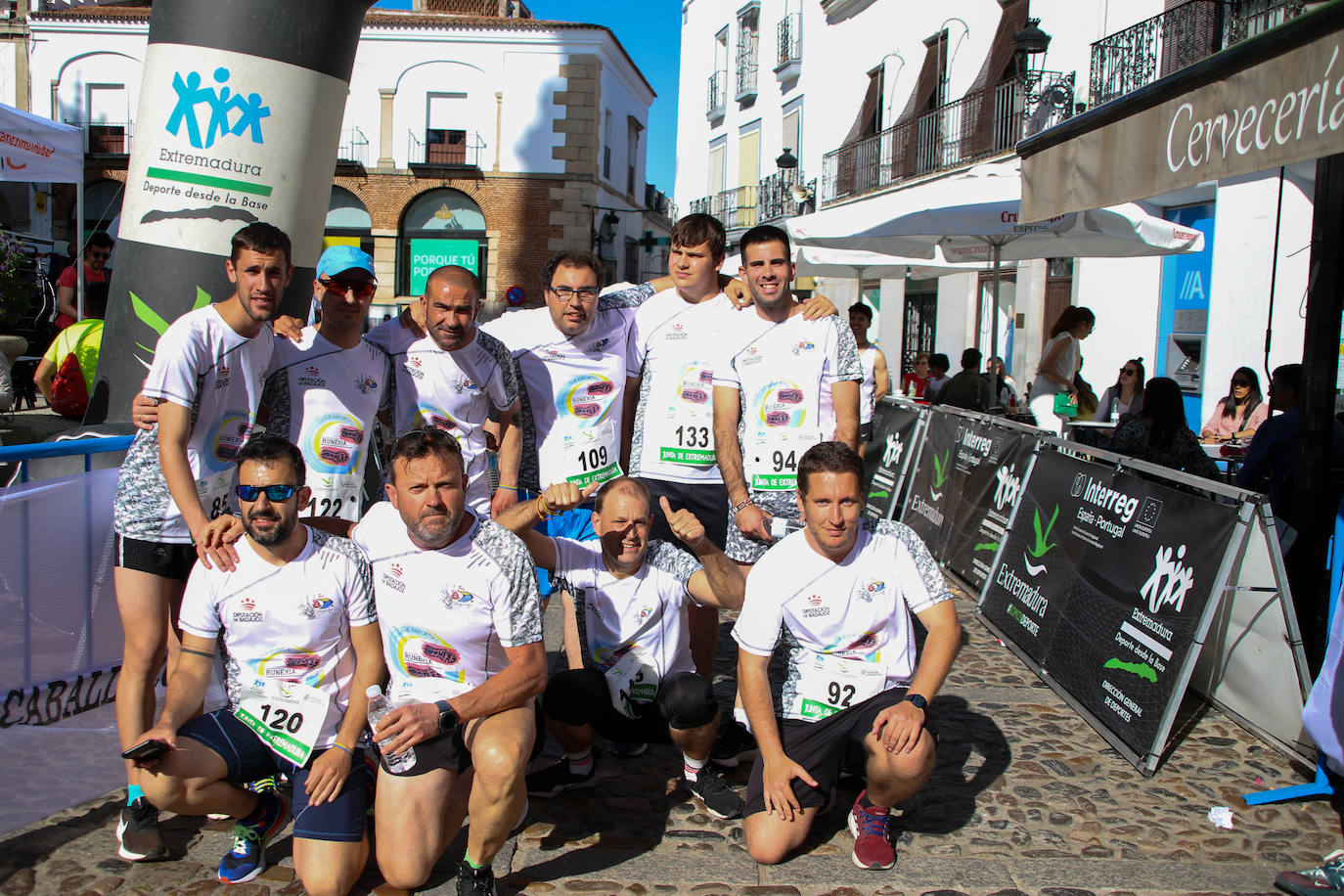 Fotos: Bruno Paixão y Anabel Benítez, vencedores de la XXIII Carrera Popular de Jerez de los Caballeros