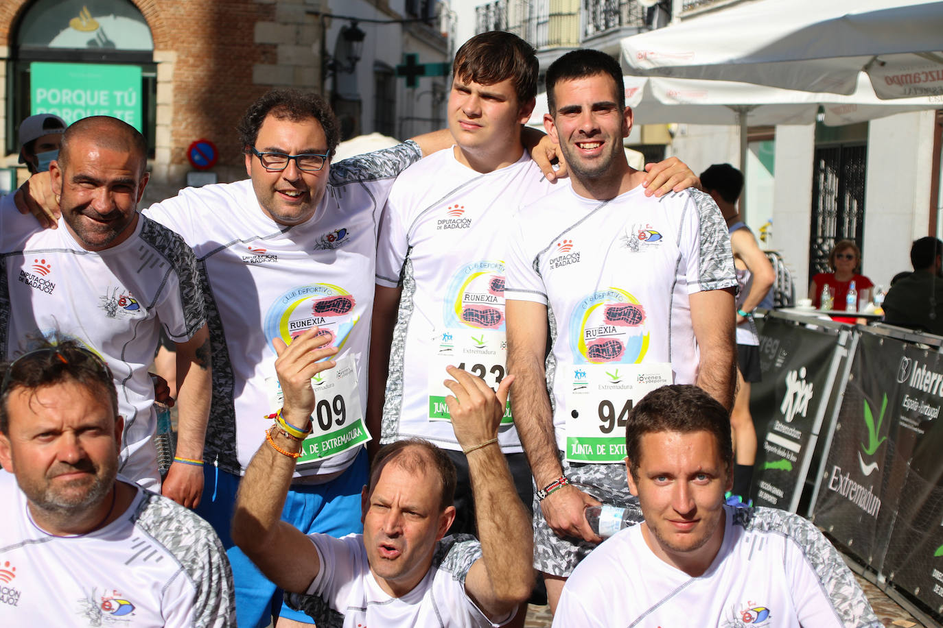 Fotos: Bruno Paixão y Anabel Benítez, vencedores de la XXIII Carrera Popular de Jerez de los Caballeros