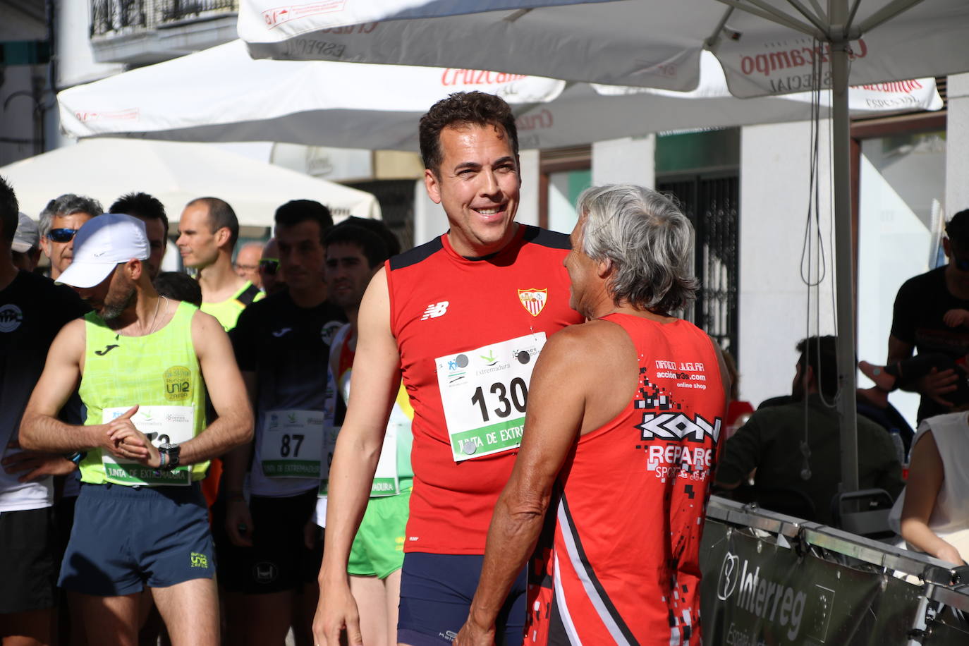 Fotos: Bruno Paixão y Anabel Benítez, vencedores de la XXIII Carrera Popular de Jerez de los Caballeros