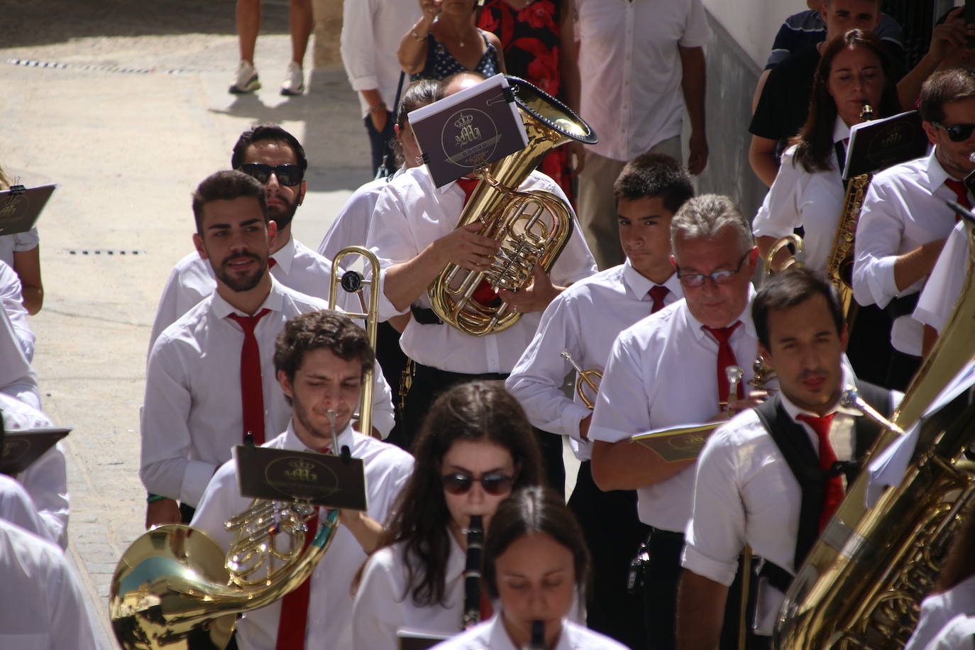 Fotos: Jerez celebra la procesión en honor de su patrón, San Bartolomé, y la Virgen del Reposo